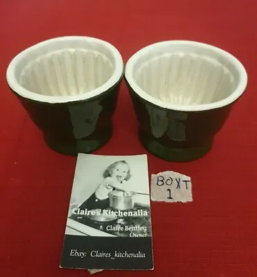Buy 2 Vintage Green Lovatts Langley Ware England Jelly Blancmange Mould (b T1)       • 18.99£