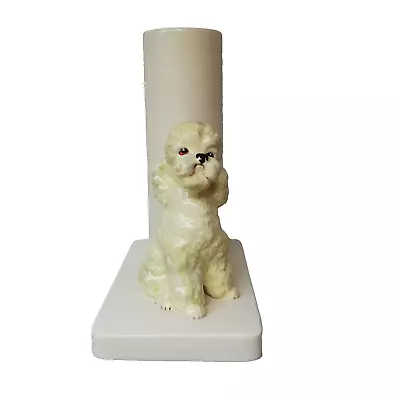 Buy Sylvac Canine Range Vase With Poodle Figure • 9.99£