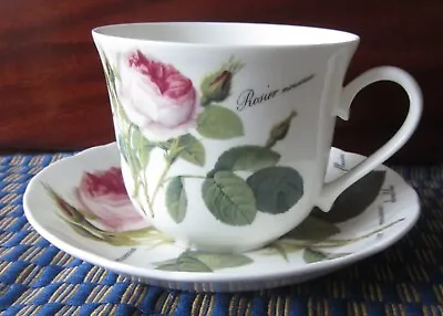 Buy Roy Kirkham Breakfast Cup And Saucer 'Redoute Rose' Large Cup & Saucer  No Box • 6.99£