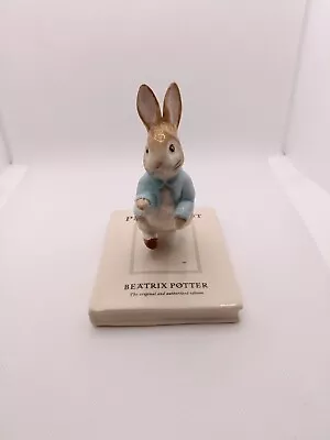 Buy John Beswick Beatrix Potter, Peter Rabbit On His Book P4217 • 45£