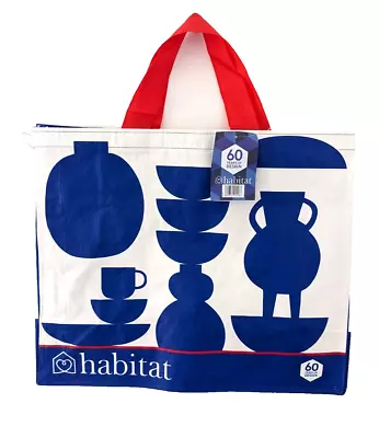 Buy HABITAT Pottery Reusable LTD RUN Shopping Bag Shopper Handles Tote Beach Bags • 5.89£