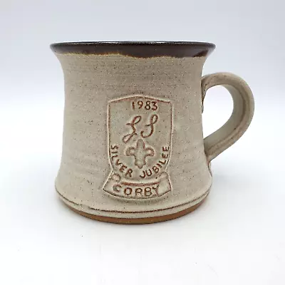 Buy Stanton Pottery Mug 1983 Silver Jubilee CORBY Northants Stoneware Mug RARE • 14.99£