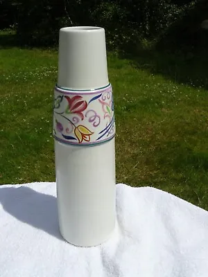 Buy Poole Pottery Freeform Vase Shape 34 Bottle Type BN Floral Pattern 30cm 1960/70s • 34.99£
