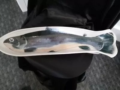 Buy Highland Stoneware Very Large Hand Painted Fish Platter • 28£