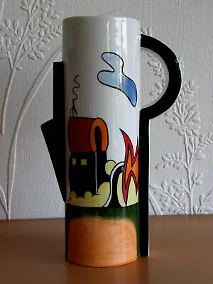 Buy Lorna Bailey 'red Roof' 24cm. Tall Slim Jug With Spout, Mint & Unused Condition • 74£