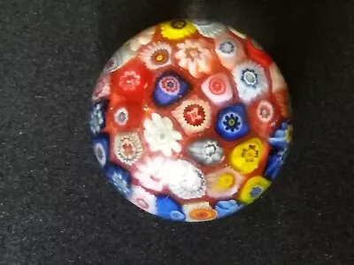 Buy Small STRATHEARN CLOSE PACK MILLEFIORI GLAS PAPERWEIGHT. • 8£