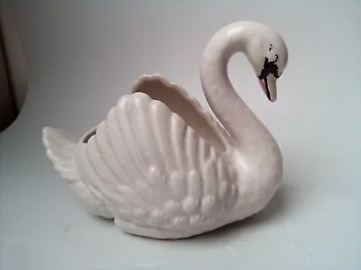 Buy Dartmouth Pottery Devon  White Swan (size C)  Vintage Swc2 • 16£