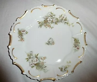 Buy Antique G.D.& Cie Limoges France Handpainted Dinner Plate 9.75 Inches • 28.45£