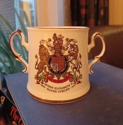 Buy Royal Stafford Bone China 1977 Silver Jubilee Commemorative Mug • 4£