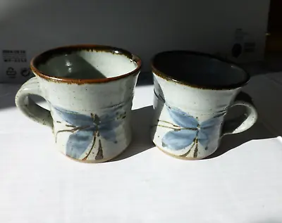 Buy 2  Truro Cornwall Studio Pottery Small Mugs/cups Very Pretty • 8.50£