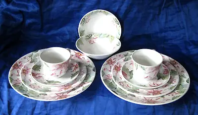 Buy Johnson Brothers Fine English Tableware Pair Of 5 Piece Place Settings Katherine • 27.72£