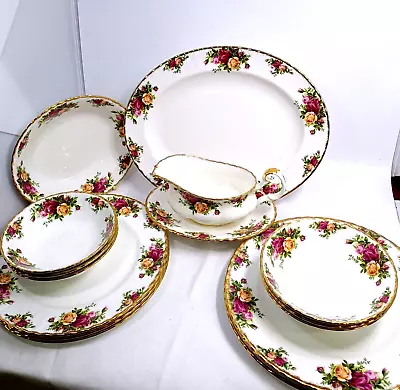 Buy Royal Albert Old Country Roses Dinner Set / Part Dinner Set / 15 Pieces • 64.99£