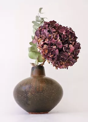 Buy Lovely Brown, Ceramic Vase Carl-Harry Stålhane, Rörstrand - Mid 20th Century • 641.98£