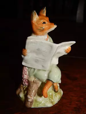Buy Royal Albert Beatrix Potter   Foxy Reading   Figurine ~ 1990 • 14.99£