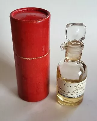 Buy Very Unusual Attractive Antique Cased Apothecary Bottle W Cut Glass Lid & Pourer • 2.22£