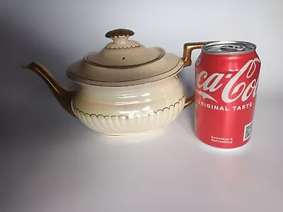 Buy Devon Ware Fieldings Art Deco Lustre Ware Pearline Teapot • 14.99£