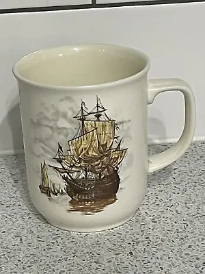 Buy Poole Pottery Galleon Ship Mug Personalised  Grandad  • 12.50£