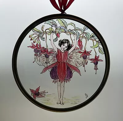 Buy Flower Fairies Cicely Mary Barker Vintage Sun Catcher Stained Glass • 14.99£