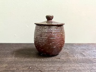 Buy Woodfired Unglazed Pottery Earthenware Small Tea Jar Tea Storage Container 369 • 20.79£