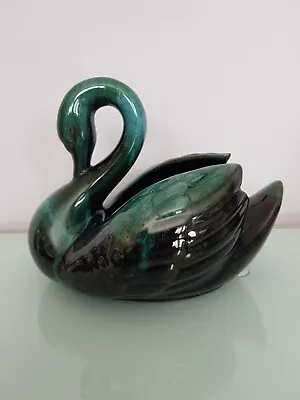 Buy Vintage Canadian Blue Mountain Pottery Swan Figurine 6x7 Inches • 12£