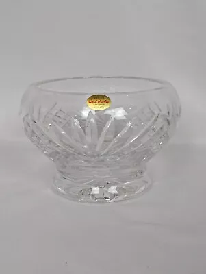 Buy Vintage Royal Brierley Cut Lead Crystal Glass Rose Fruit Bowl Stunning • 29.99£