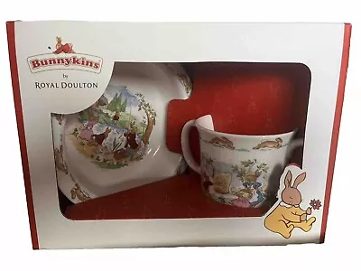 Buy Royal Doulton Bunnykins 2 Piece Baby Set - Baby Bowl & 2 Handle Mug- New Boxed • 25£