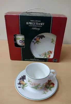 Buy Marks And Spence 18 Piece Tea Set Ashberry English Fine China Boxed St Michael  • 32.99£