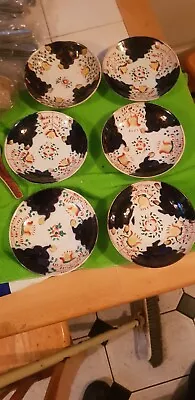 Buy GAUDY SWANSEA POTTERY TULIP Porcelane Plates 6 For £60 • 60£