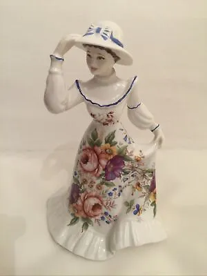 Buy Fenton Figurine Jessica  In English Bone China Some Marks On Her Hat See Photos • 18£