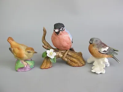 Buy Bird Figurines: Royal Worcester Wren, Goebel Sparrow & Other. Vintage. Porcelain • 19.99£
