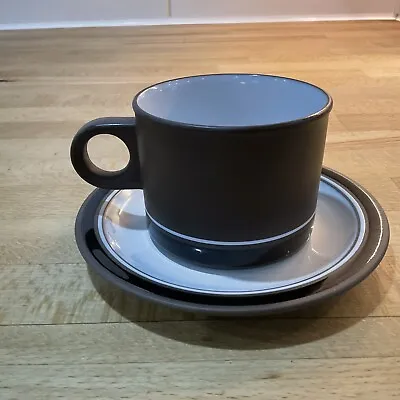 Buy Hornsea Pottery Lancaster Vitramic Contrast  Cup & Saucer Ex Co • 4£