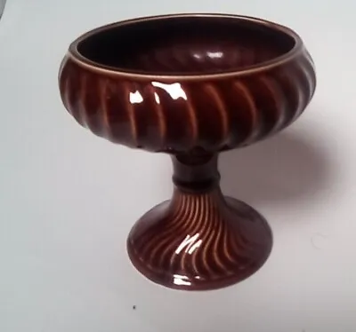 Buy Dartmouth Pottery 223 Vintage Footed Pedestal Vase / Bowl (5  H) Flower Arrange • 8£