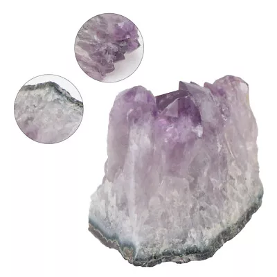 Buy Tabletop Adornment Amythestyst Crystals Decor Desktop Ornament Natural • 9.99£