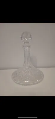 Buy Vintage Cut Glass Decanter With Stopper  In Excellent Condition • 0.99£