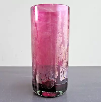 Buy Isle Of Wight Studio 'Azurene Pink' Glass Vase • 38£