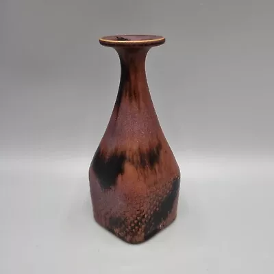 Buy Unique Stoneware Vase By Stig Lindberg For Gustavsberg, ~1969, Tenmoku Glaze. • 645£