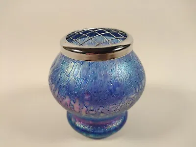 Buy Vintage Heron Iridescent Glass Posy Vase • 14.99£