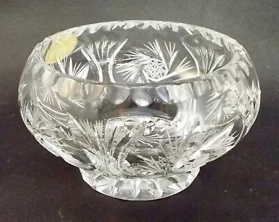 Buy Vintage Bohemian Crystal Glass Sugar Bowl - 4  • 15.99£