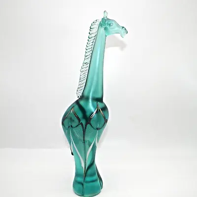 Buy Stuart Abelman Art Glass Giraffe Pulled Feather 1986 Vintage 11.75 Inch Numbered • 569.76£