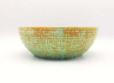 Buy Wade Flaxman Art Deco Brick Pattern Pottery Vintage Bowl • 7.49£