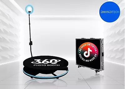 Buy Automatic 360 Video Booth 100CM & Hard Case & FUN Accessories | UK | 2 Free LOGO • 985£