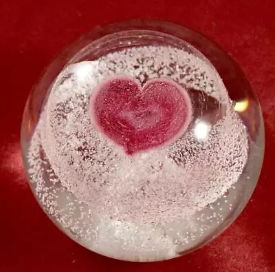Buy Caithness Glass Paperweight Sweetheart Ciig Romance 1987   🍀🍀🍀 • 14.99£
