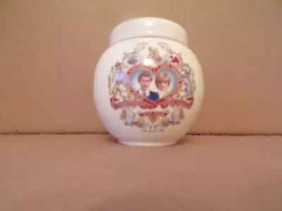 Buy Sadler England Ceramic Ginger/Storage Jar With Lid - Charles & Diana Marriage • 14£