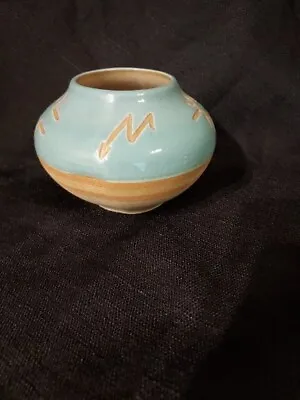 Buy Southwest Saguaro Stoneware Native American Pottery Vase Arizona USA Made  • 8.19£