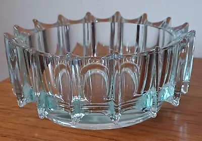 Buy Vintage Mid Century Czech Sklo Union Glass Iceberg Bowl - Rudolf Jurnikl • 34.99£