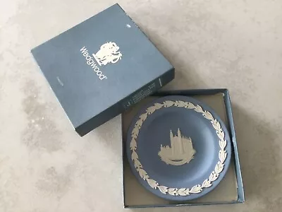 Buy WEDGWOOD Blue Jasperware Dish - Kings College Cambridge - 11.5cms - Boxed • 10£