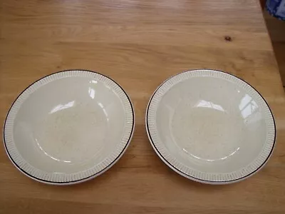Buy PAIR Of POOLE POTTERY BROADSTONE  Dessert BOWLS   6   1960s/70s • 5£