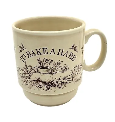 Buy Vintage Kiln Craft Staffordshire England  Mug Cup  To Bake A Hare  With Recipe • 5.99£