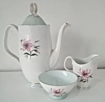 Buy Royal Albert Elfin Coffee Pot Sugar Bowl & Milk Jug 1950s • 20£