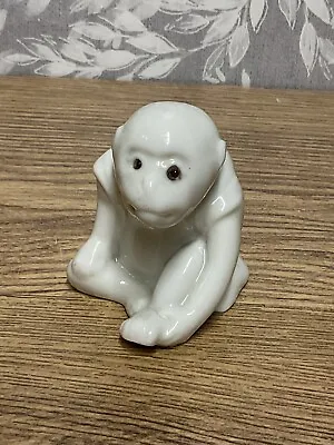 Buy Vintage Grafton Ware  Crested China Seated Monkey Rare Grimsby Crested Ware • 21.47£